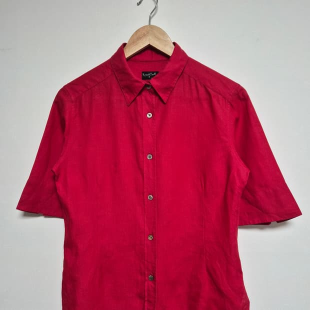 마가렛호웰margaretHowell 린넨 반팔 셔츠 2 - S409