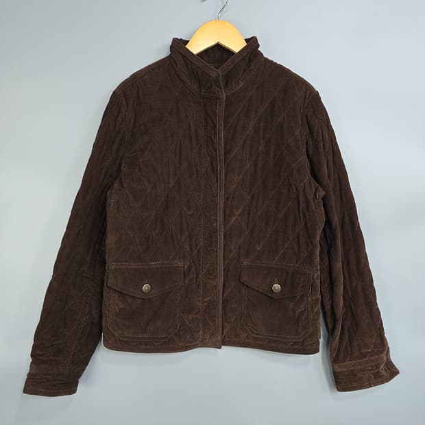 에디바우어 퀼팅 코듀로이 자켓 M