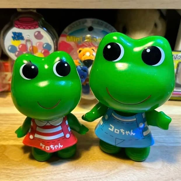 케로짱 코로짱 소프비 피규어 커플세트