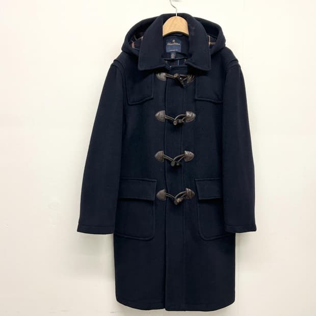 브룩스브라더스 네이비 울 더플코트