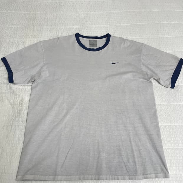 90s 나이키 링거티 L USA nike 스우시 로고 ringer tee
