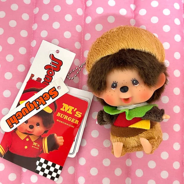 [반택포,바배] 몬치치 햄버거 인형 키링 새상품 택ㅇ