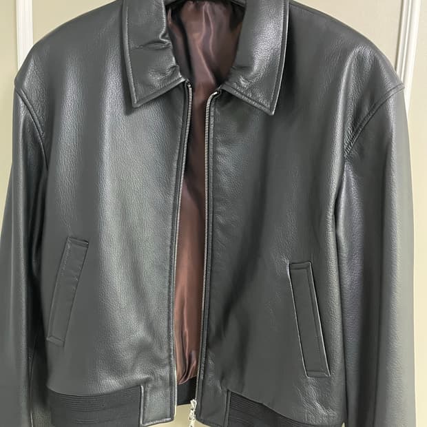 엘무드 세레니티 고트 레더 블루종 48