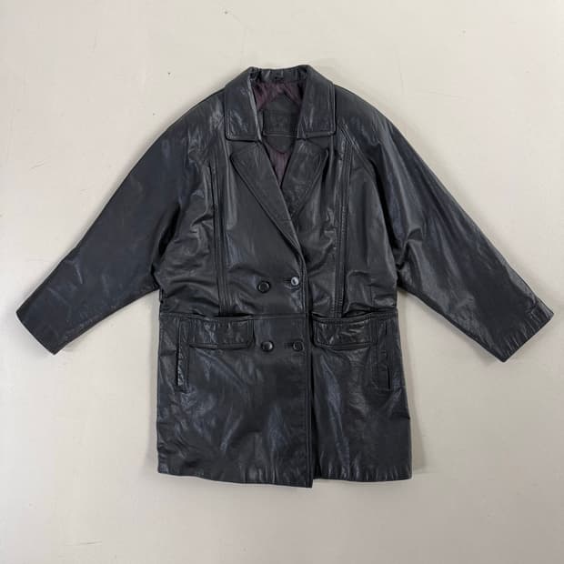 빈티지 가죽 자켓