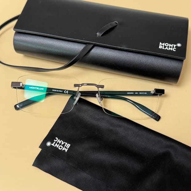 몽블랑 무테 안경