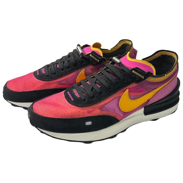 나이키 와플 원 액티브 푸시아 유니버시티 골드 스니커즈 235