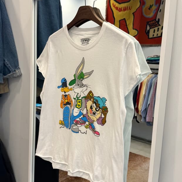 Looney Tunes 루니툰즈 컷오프 카툰 반팔 티셔츠