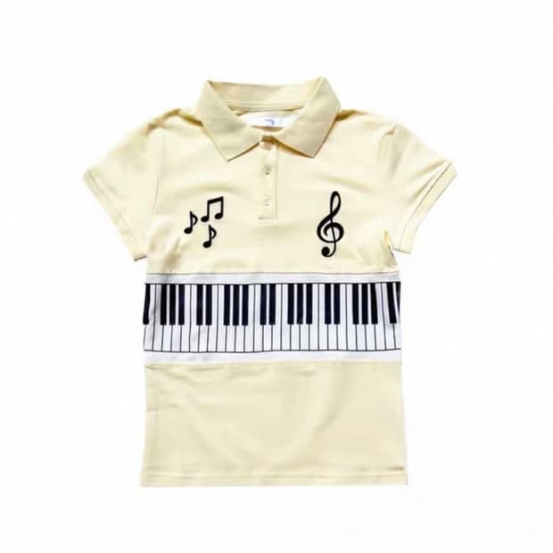 프레잉 피아노 티셔츠