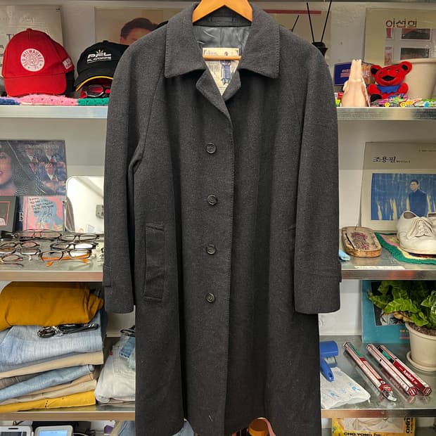 Vintage Anglo Fog Wool Long Coat 