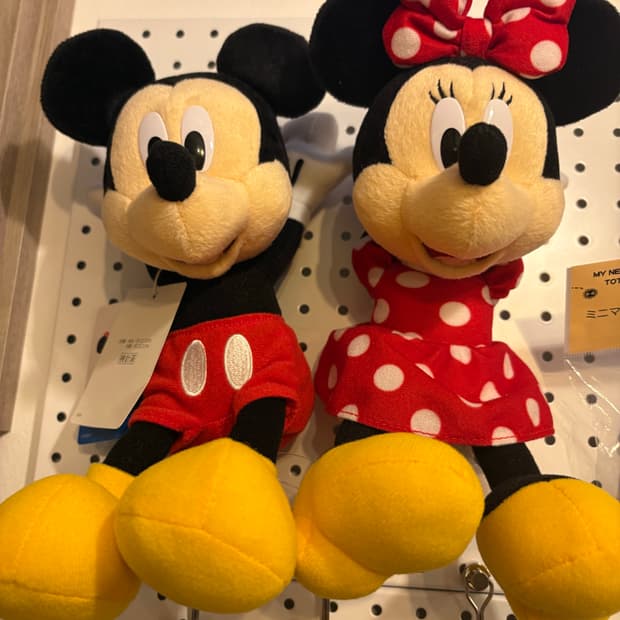 미키미니 도쿄디즈니리조트 한정 마그넷 봉제인형