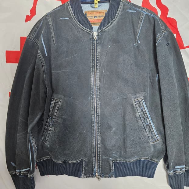 디젤 데님 봄버자켓