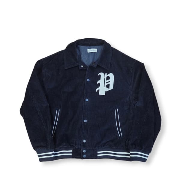 파르티멘토 코듀로이 바시티 자켓