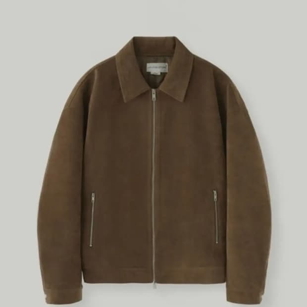 라퍼지스토어 버핑레더 오버핏 블루종 m