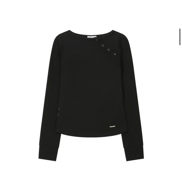 미세키서울 버튼 롱 슬리브