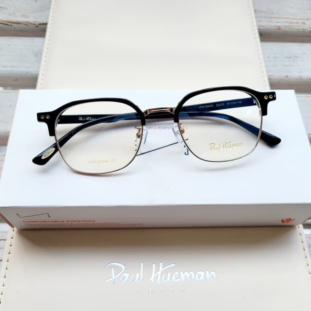 폴휴먼안경(PHF5244A 골드블랙하금테)