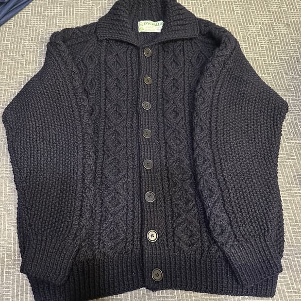 인버알란 3A 럼버가디건 네이비 40