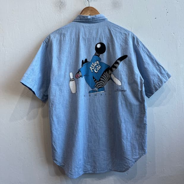 crazy shirt Alley Cats 반팔 셔츠 Made in USA