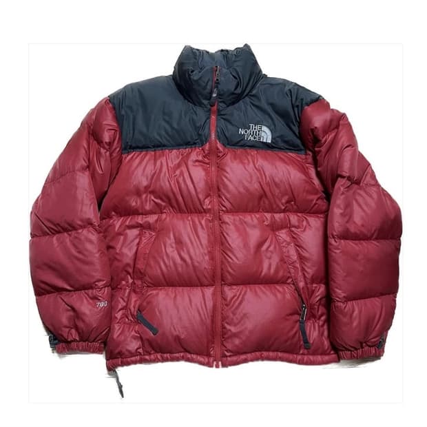 노스페이스 눕시 레드 
