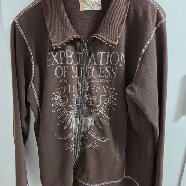 파우닝 올드스쿨 브라운 대장집업