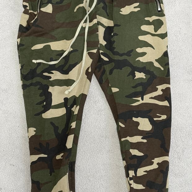 피어오브갓 FOG 컬렉션 2 카모 조거 팬츠
