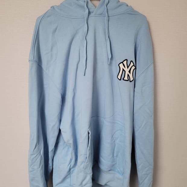 2XL Mlb 모노그램 빅로고 오버핏 후드티 NY
