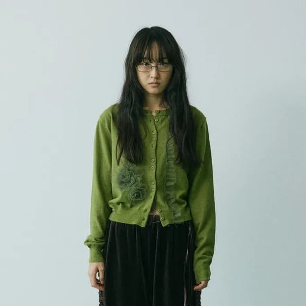 호쿠스포쿠스 shaflower bloom cardigan