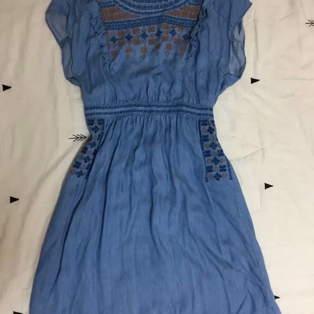 써스데이아일랜드 데님원피스