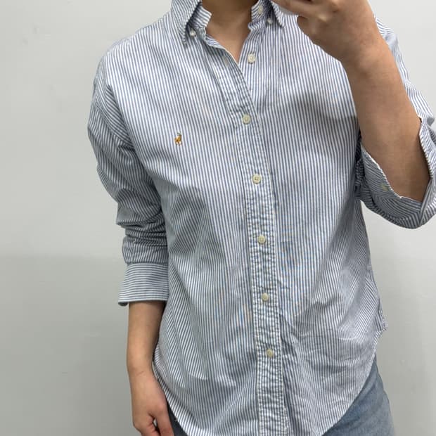 [8] 폴로 스트라이프 옥스포드 셔츠 