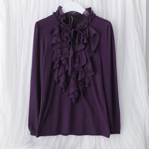ruffle long sleeve 