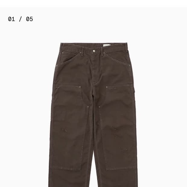 Khakis 카키스 25fw washed pants 새상품 m