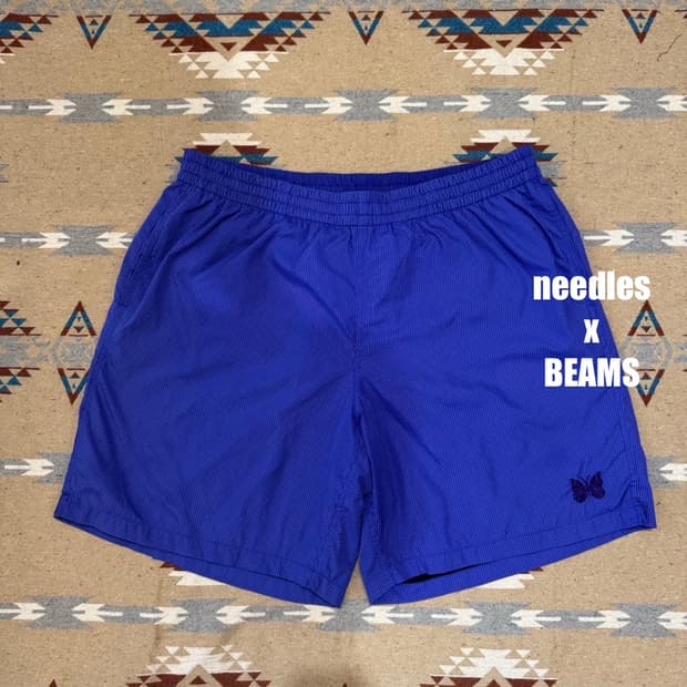 ⭐️sale⭐️ [XL] 니들스 x 빔즈 나일론 립스탑 쇼츠 퍼플