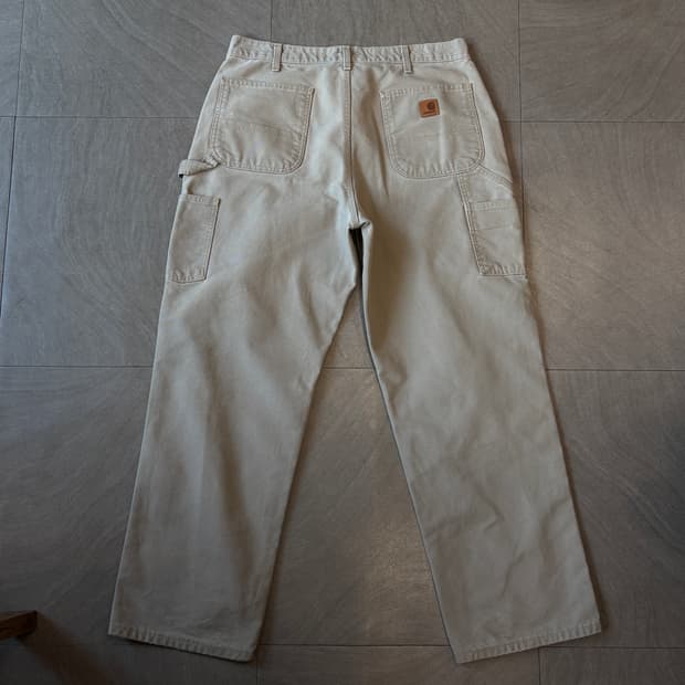 칼하트 정품 오리지널 라이트 그레이 카펜터 팬츠
