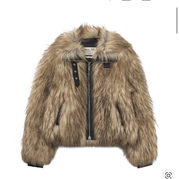 새상품) 마뗑킴 퍼자켓 s