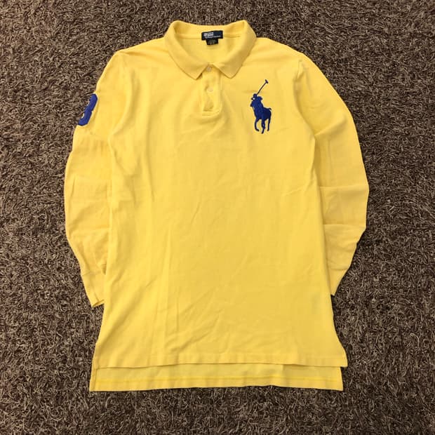 폴로 랄프로렌 빅포니 카라 긴팔 티셔츠 롱슬리브