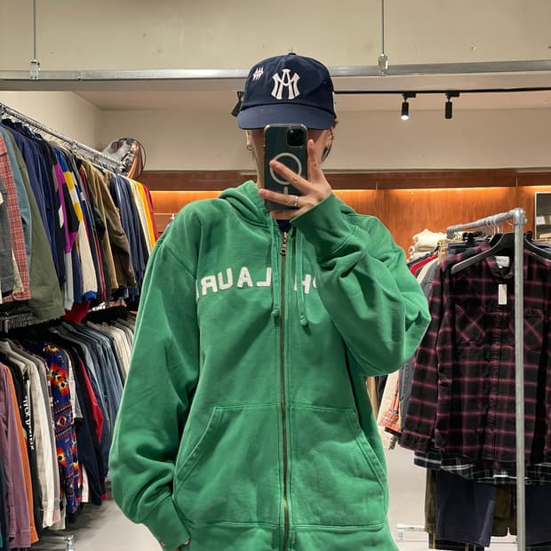 폴로 진 후드 집업