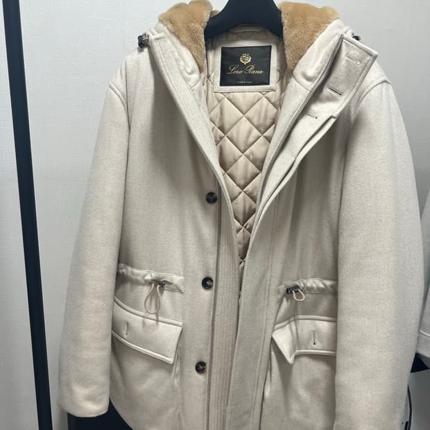 로로피아나 다미아노 캐시미어 스톰 패딩 코트 L (쿠치넬리 톰포드)