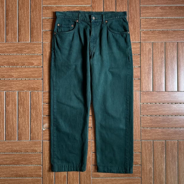 90‘s Levi’s 505 post dyeing cotton pants