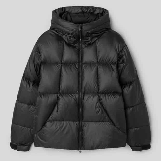 골드윈 퍼텍스 퀀텀 립스탑 다운 패딩 블랙5사이즈