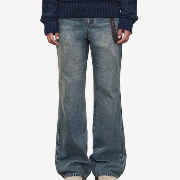 데케트 Loose Flared Jeans DCPT066Blue