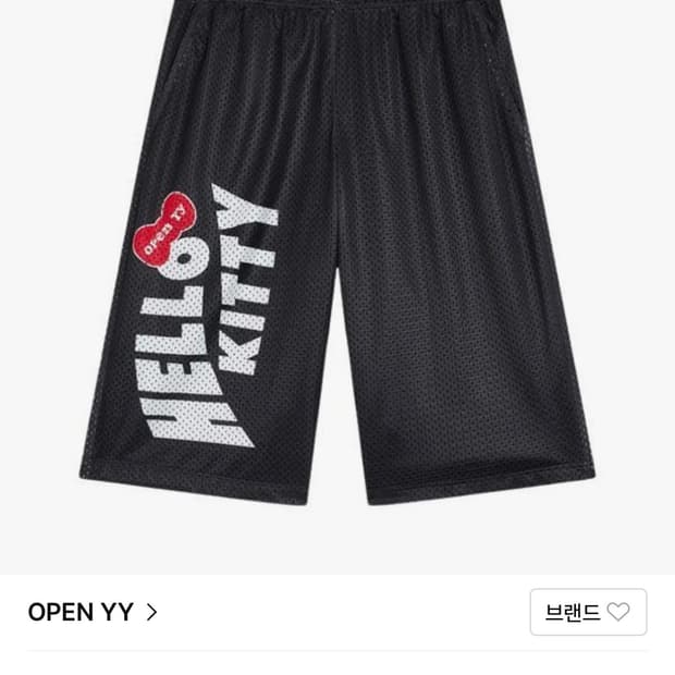 Open yy 헬로우키티 메쉬쇼츠