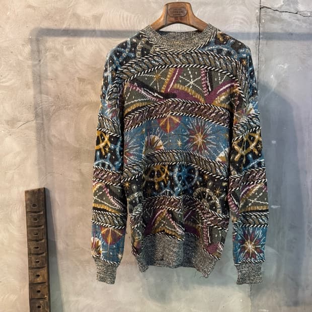 미쏘니 패턴 니트 100