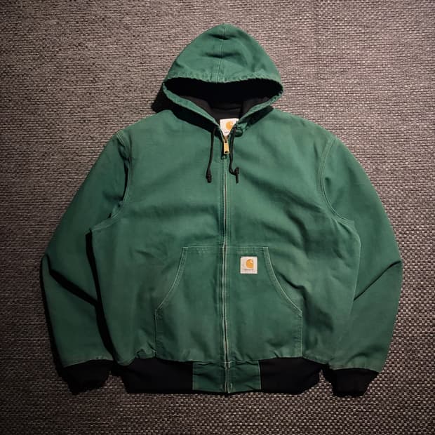 90s 칼하트 액티브 JR132 AQU M USA🇺🇸