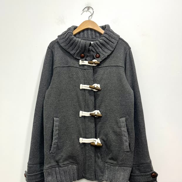 일본 빈티지 모리걸 메론빵 떡볶이 단추 집업