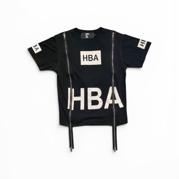 Hood By Air zip half sleeve T-shirt