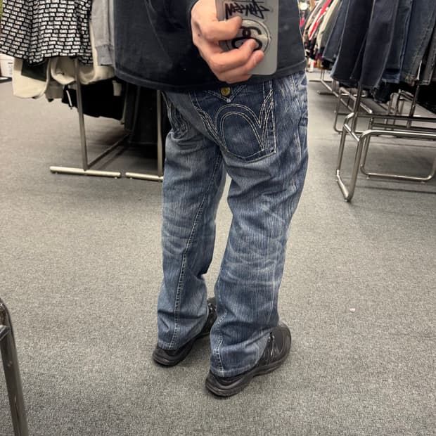 34)에드윈 빈티지 워싱 BT5013 엔지니어드 데님팬츠