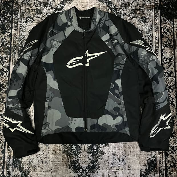 알파인스타 스나이퍼 에어 플로 카모플라쥬 바이커 자켓 (M)