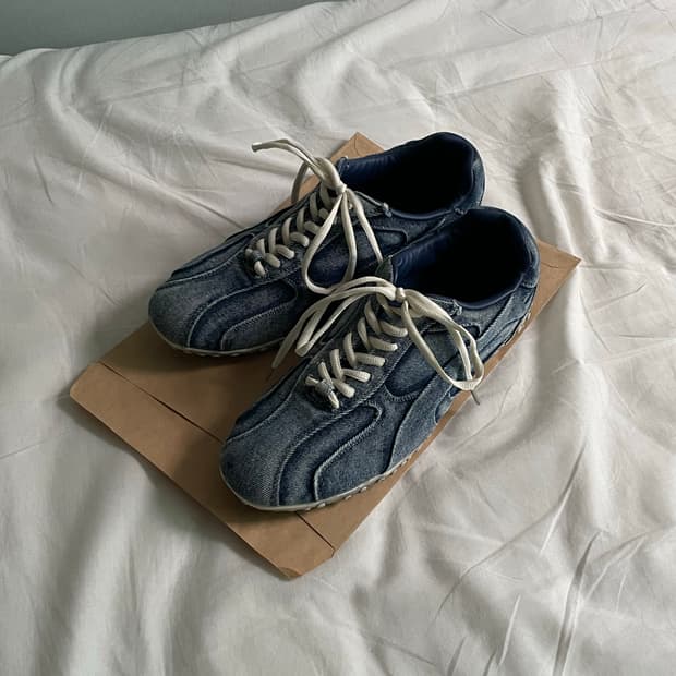 야세 스파이더 워싱 스니커즈 데님 280