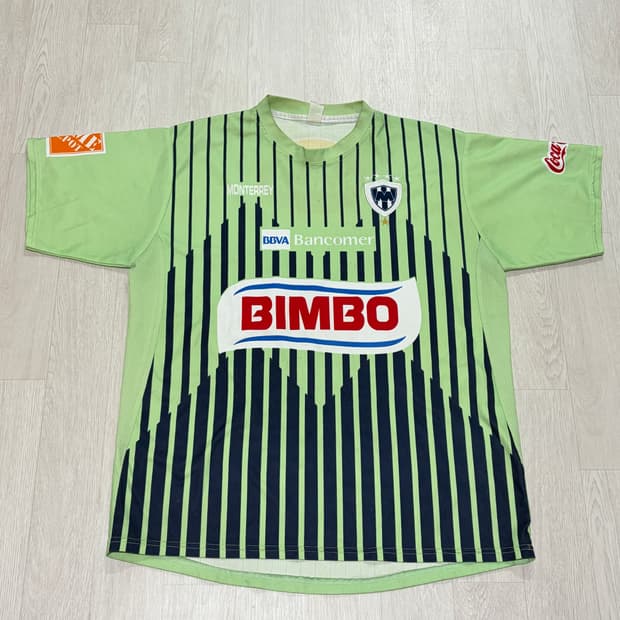 빈티지 Monterrey 축구 유니폼 져지