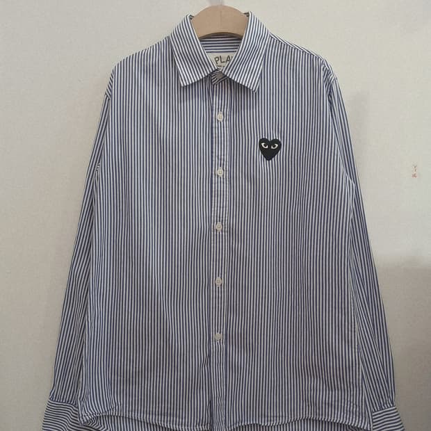 꼼데가르송 스트라이프 셔츠