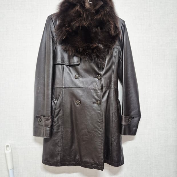 로보 트렌드 여성 가죽자켓